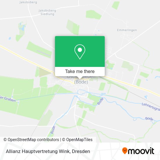 Карта Allianz Hauptvertretung Wink