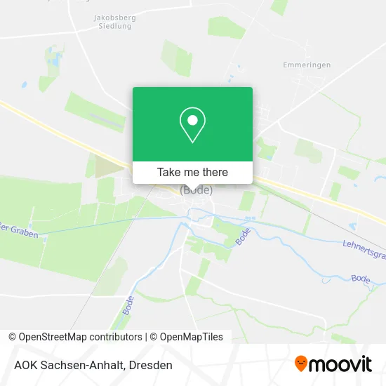 Карта AOK Sachsen-Anhalt