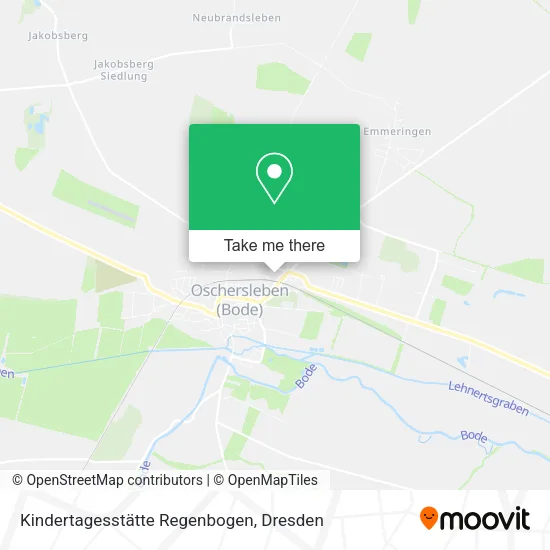 Карта Kindertagesstätte Regenbogen