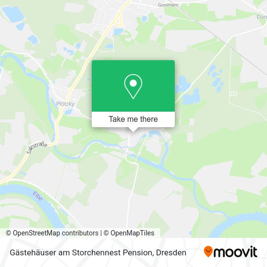 Карта Gästehäuser am Storchennest Pension