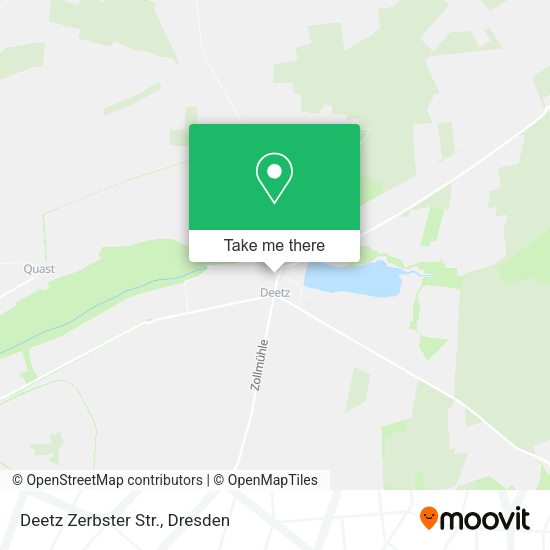 Карта Deetz Zerbster Str.