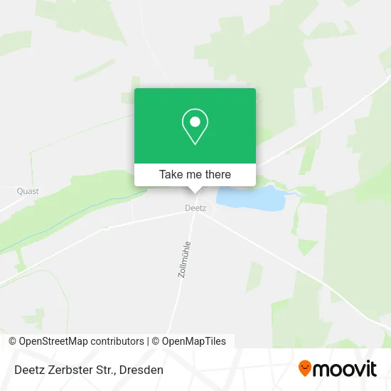 Карта Deetz Zerbster Str.