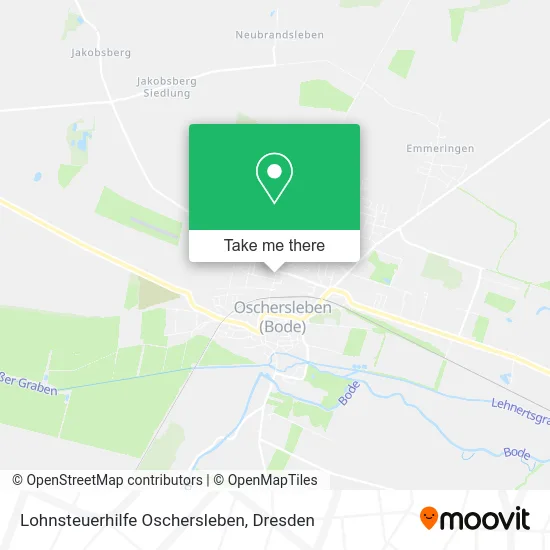 Карта Lohnsteuerhilfe Oschersleben