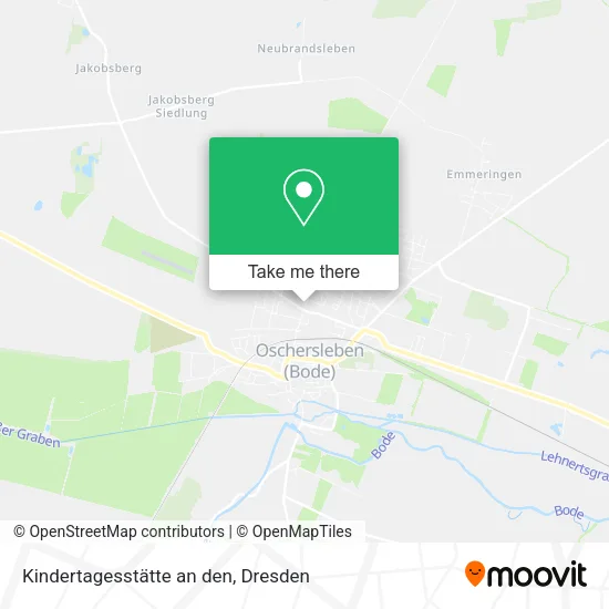 Карта Kindertagesstätte an den