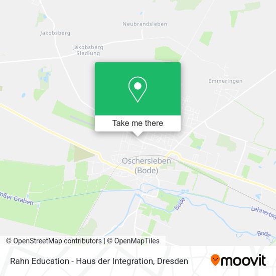 Карта Rahn Education - Haus der Integration