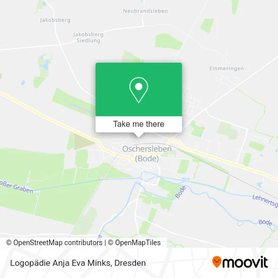Карта Logopädie Anja Eva Minks