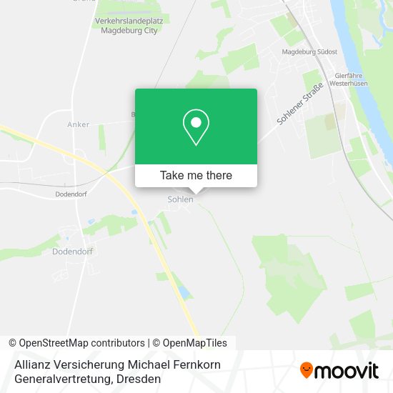 Карта Allianz Versicherung Michael Fernkorn Generalvertretung