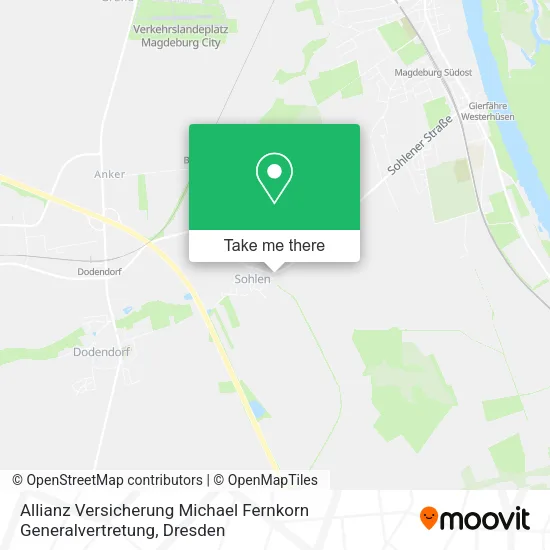 Карта Allianz Versicherung Michael Fernkorn Generalvertretung