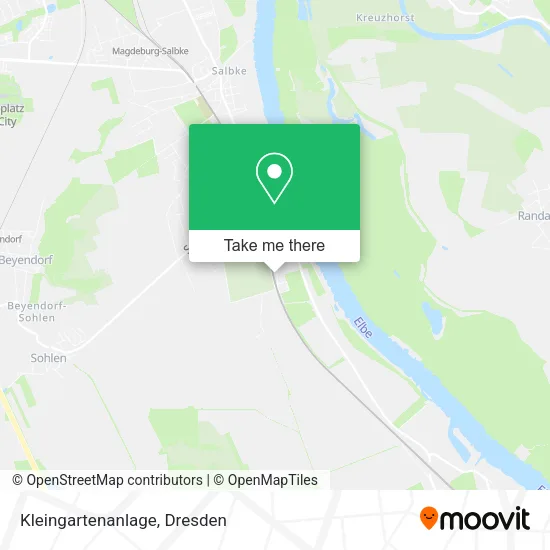 Карта Kleingartenanlage