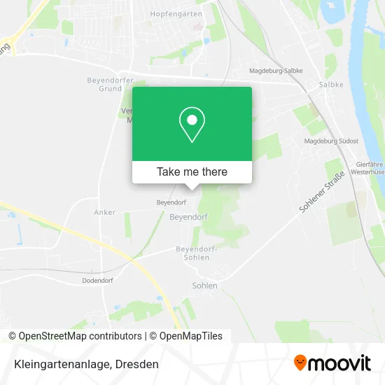Карта Kleingartenanlage