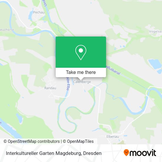 Карта Interkultureller Garten Magdeburg