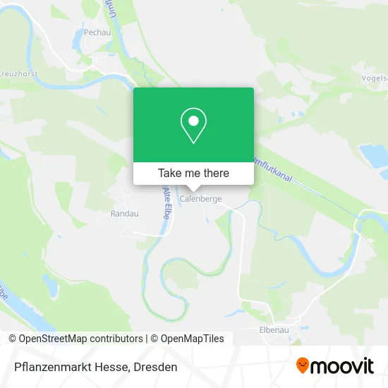 Карта Pflanzenmarkt Hesse