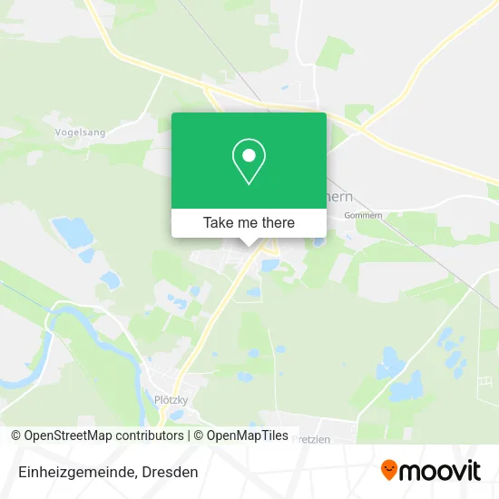 Карта Einheizgemeinde