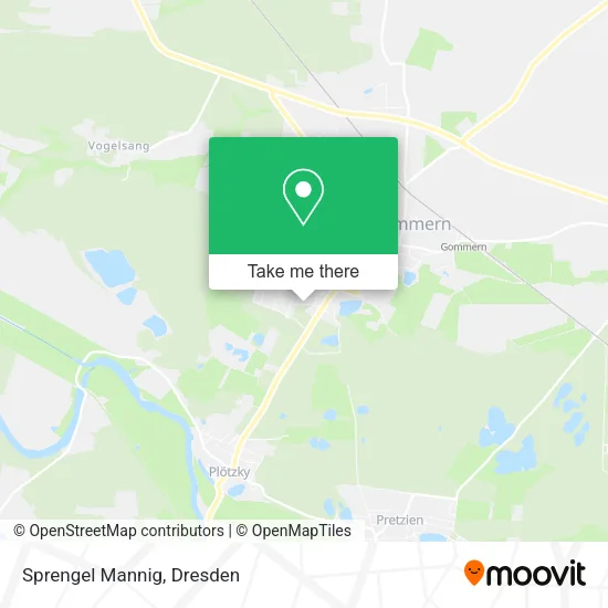 Карта Sprengel Mannig