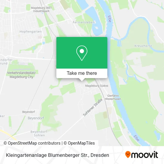 Карта Kleingartenanlage Blumenberger Str.