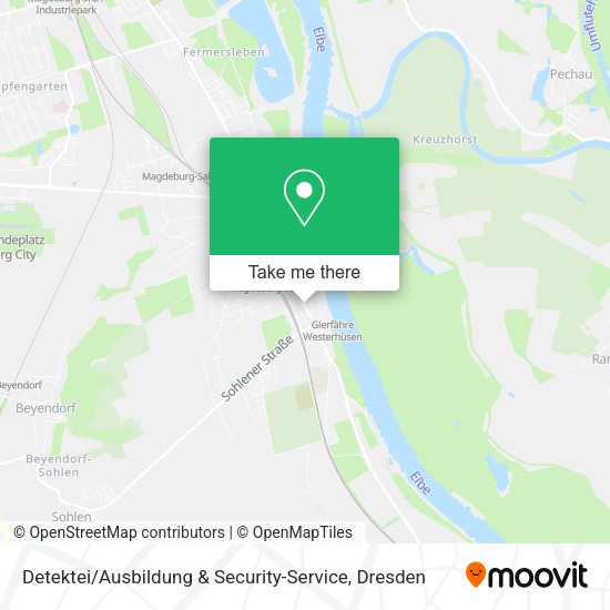 Карта Detektei / Ausbildung & Security-Service