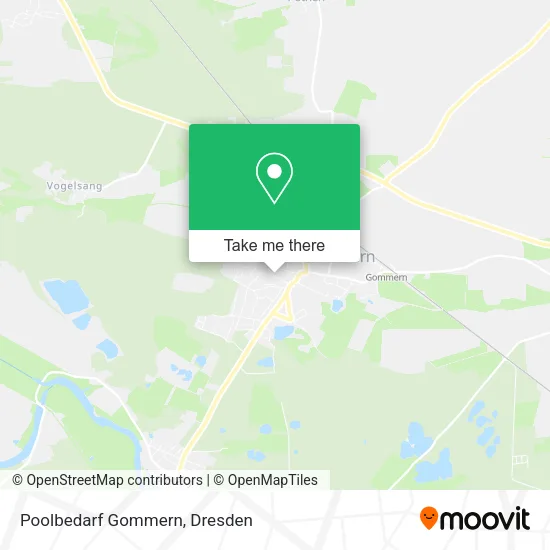 Карта Poolbedarf Gommern