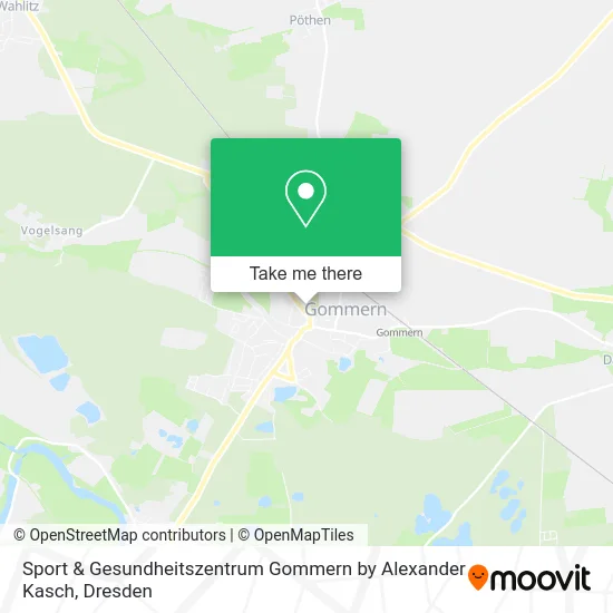 Карта Sport & Gesundheitszentrum Gommern by Alexander Kasch