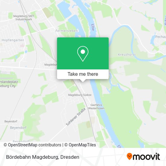 Карта Bördebahn Magdeburg