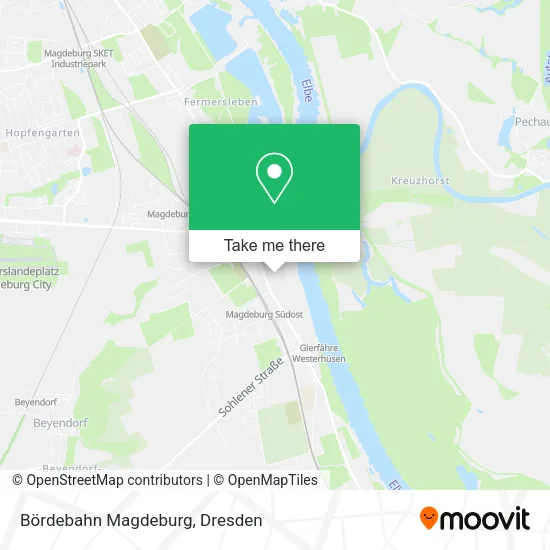 Карта Bördebahn Magdeburg