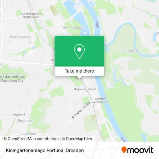Карта Kleingartenanlage Fortuna