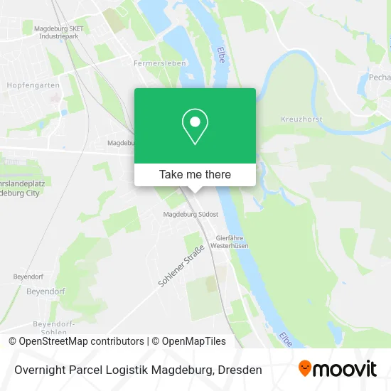 Карта Overnight Parcel Logistik Magdeburg