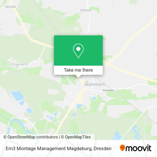 Карта Em3 Montage Management Magdeburg