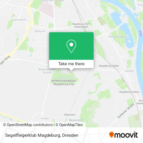 Карта Segelfliegerklub Magdeburg