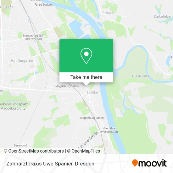 Карта Zahnarztpraxis Uwe Spanier