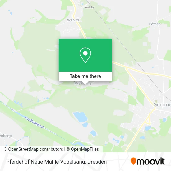 Карта Pferdehof Neue Mühle Vogelsang