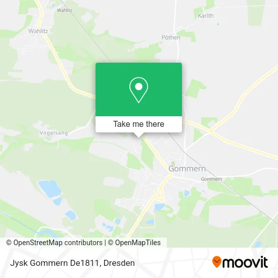 Карта Jysk Gommern De1811
