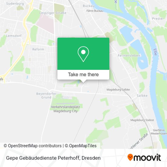 Карта Gepe Gebäudedienste Peterhoff