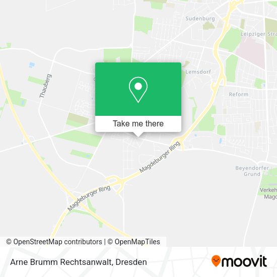 Карта Arne Brumm Rechtsanwalt