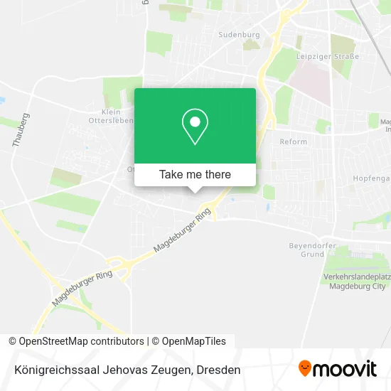 Карта Königreichssaal Jehovas Zeugen