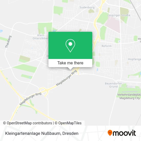 Карта Kleingartenanlage Nußbaum