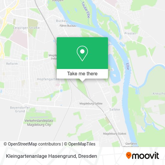 Карта Kleingartenanlage Hasengrund