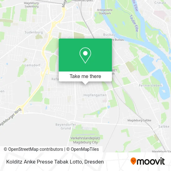 Карта Kolditz Anke Presse Tabak Lotto