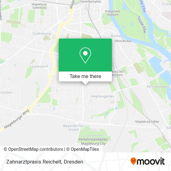 Карта Zahnarztpraxis Reichelt