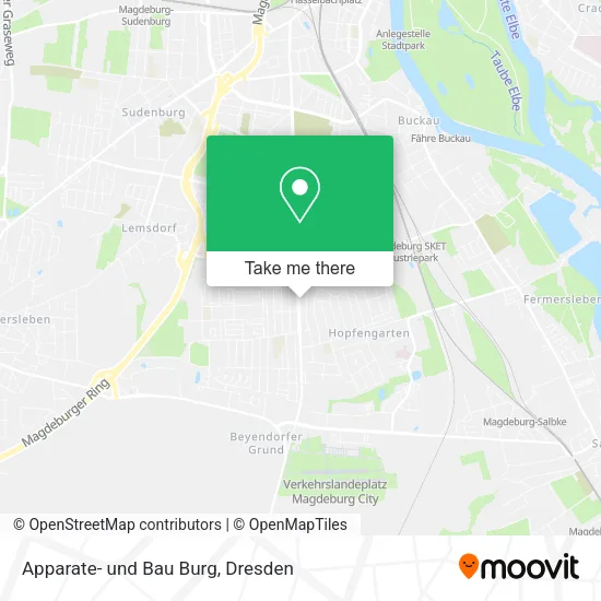 Карта Apparate- und Bau Burg