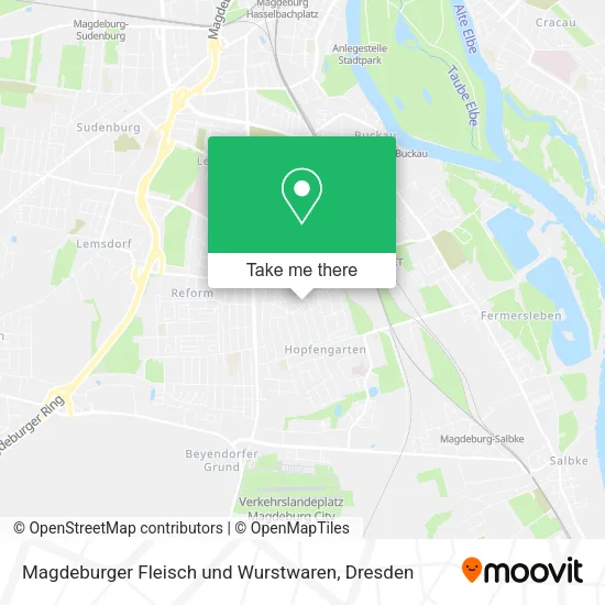 Карта Magdeburger Fleisch und Wurstwaren