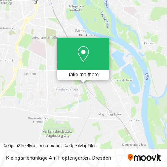 Карта Kleingartenanlage Am Hopfengarten