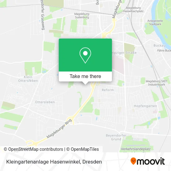 Карта Kleingartenanlage Hasenwinkel