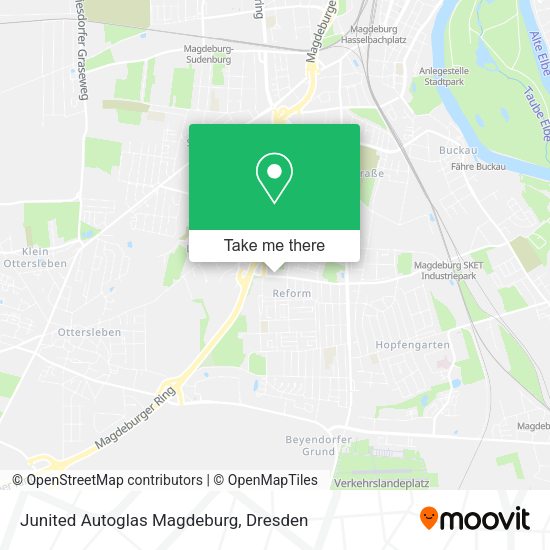 Карта Junited Autoglas Magdeburg