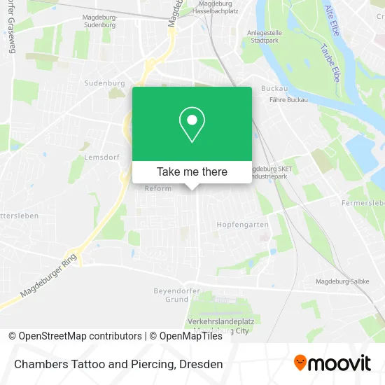 Карта Chambers Tattoo and Piercing