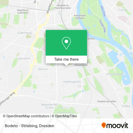 Карта Bodeto - Striebing