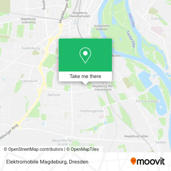 Карта Elektromobile Magdeburg