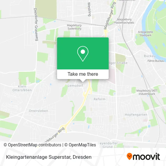 Карта Kleingartenanlage Superstar