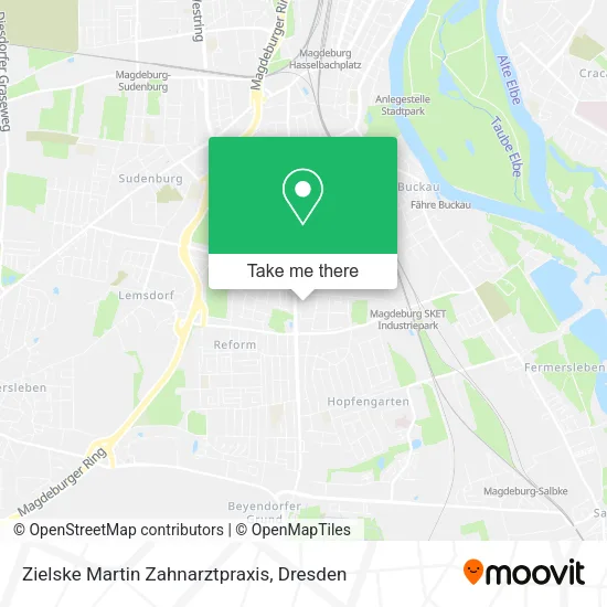 Карта Zielske Martin Zahnarztpraxis