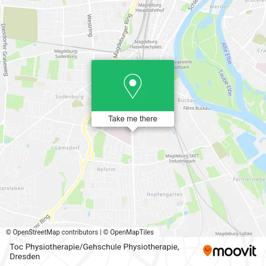 Карта Toc Physiotherapie / Gehschule Physiotherapie