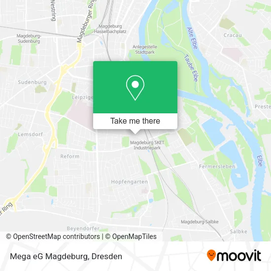 Карта Mega eG Magdeburg